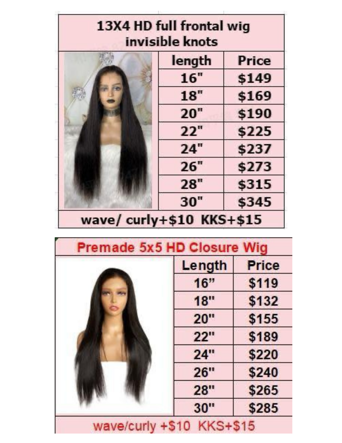 Hair Vendor List