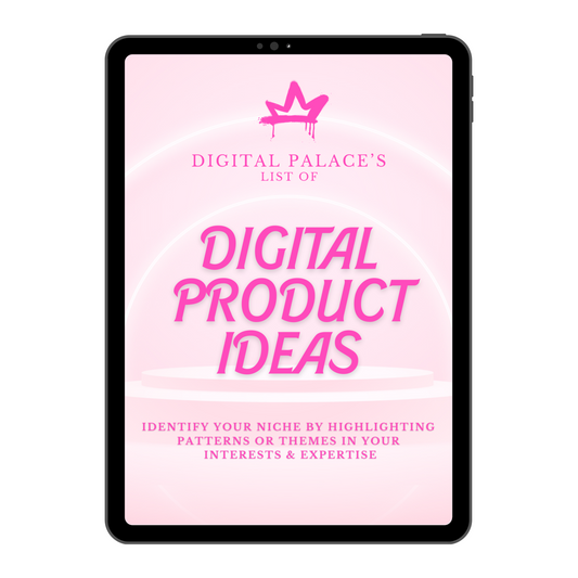 100 Digital Product Ideas